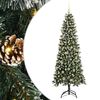 vidaXL Artificial Christmas Tree with 300 LEDs Green 86 x 86 x 210 cm
