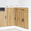 vidaXL Kitchen Base Cabinet Lyon Artisan Oak Engineered Wood