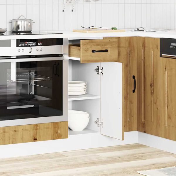 vidaXL Kitchen Base Cabinet Kalmar Artisan Oak Engineered Wood
