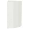 vidaXL Planter White 60 x 30 x 50 cm Steel