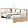 vidaXL Bookcase Bed without Mattress 75x190 cm Solid Wood Pine