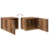 vidaXL Wall Cabinet Old wood 50 x 42.5 x 40 cm Engineered wood