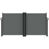 vidaXL Retractable Side Awning Anthracite 120x600 cm