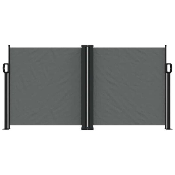 vidaXL Retractable Side Awning Anthracite 120x600 cm
