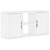 vidaXL 5 Piece TV Units with Storage ODDA White Solid Wood Pine