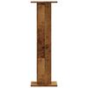 vidaXL Plant Stands 2 pcs Old Wood 30x30x95 cm Engineered Wood