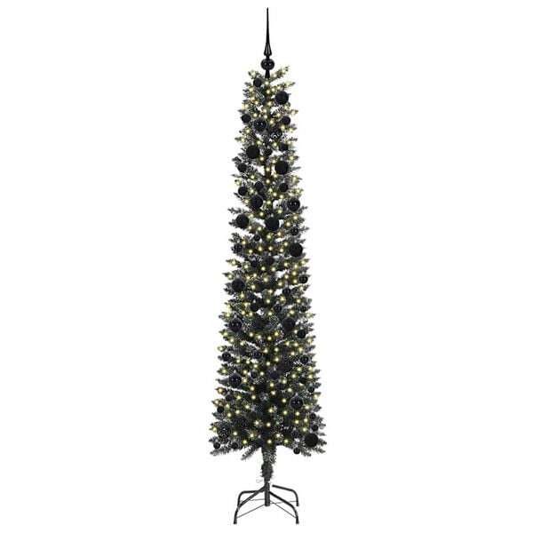 vidaXL Artificial Christmas Tree with 300 LEDs with Stand Green 240 cm