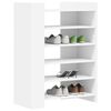 vidaXL Shoe Cabinet White 74.5x37.5x100 cm Engineered Wood