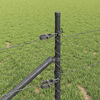 vidaXL Fence Post Grey 25 x 1 m (36 mm mesh) Steel