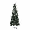 vidaXL Artificial Christmas Tree with 300 LEDs with Stand Green 210 cm