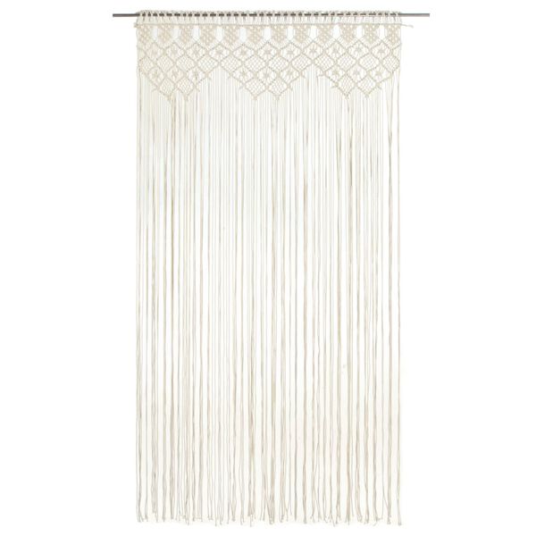 vidaXL Macrame Curtain 140x240 cm Cotton