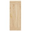 vidaXL Highboard Sonoma Oak 34.5x34x180 cm Engineered Wood