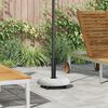 vidaXL Parasol Base Light Grey and Black 45 x 45 x 40 cm