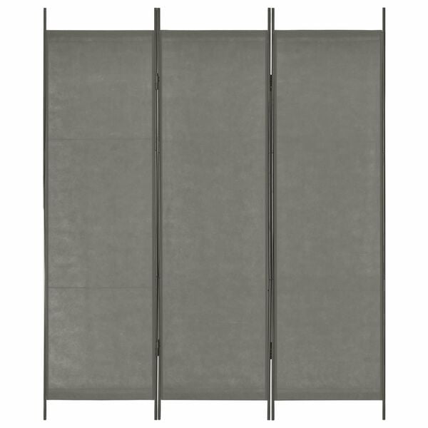 vidaXL Room Dividers Grey Fabric