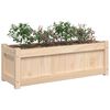 vidaXL Garden Planter 90x31x31 cm Solid Wood Pine