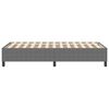 vidaXL Platform Bed Frame Light Grey 90 x 190 cm Fabric