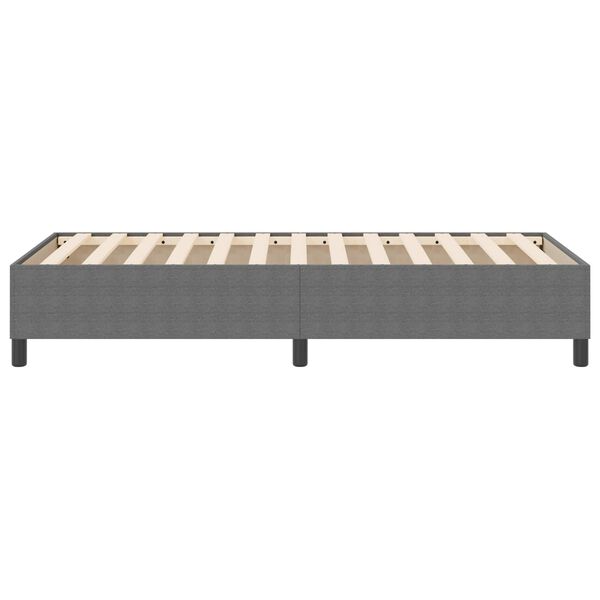 vidaXL Platform Bed Frame Light Grey 90 x 190 cm Fabric