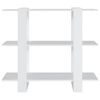 vidaXL Book Cabinet/Room Divider White 100x30x87 cm