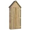 vidaXL Tool Shed | Natural Pinewood | Impregnated Pinewood | Large | Garden Shed