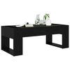 vidaXL Coffee Table Black Oak 110 x 50 x 41 cm Engineered Wood