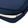 vidaXL Dog Sofa Foam Cushion Blue 60x43x30 cm Plush&Faux Leather