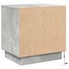 vidaXL Bedside Cabinet Concrete Grey 44 x 34.5 x 45 cm Engineered Wood