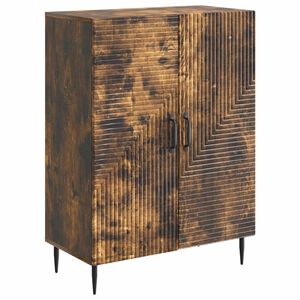 vidaXL Sideboard Smoked Oak 66 x 34.5 x 89.5 cm Engineered Wood