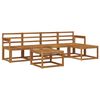 vidaXL Outdoor Sofa Set 6 pcs Natural