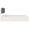 vidaXL Bed Frame with Upholstered Headboard Light Grey 150 x 200 cm