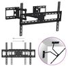 vidaXL Full-motion Corner TV Wall Mount Bracket 23-65