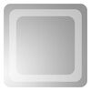 vidaXL LED Bathroom Mirror Transparent 30 x 30 cm Tempered Glass
