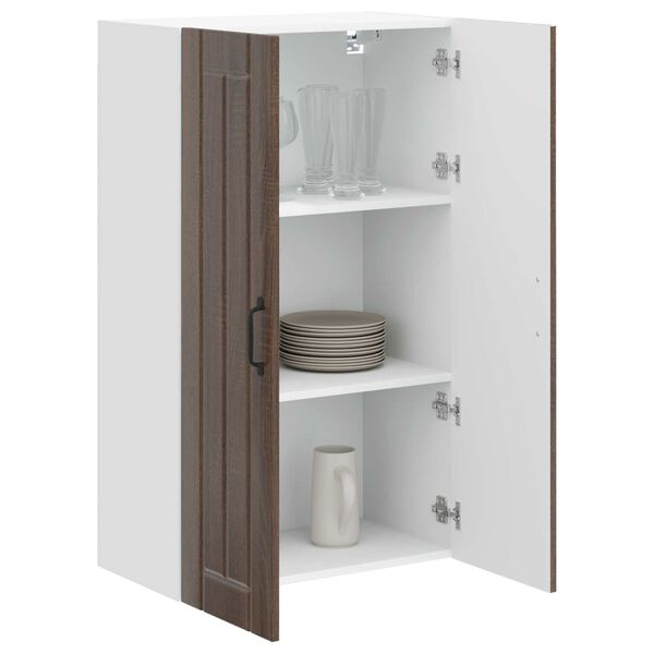 vidaXL Kitchen Cabinet Brown Oak 60 x 31 x 100 cm Engineered Wood