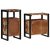 vidaXL Bathroom Furniture Set 2 pcs Brown Solid Reclaimed Wood