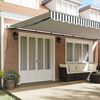 vidaXL Manual Retractable Awning Anthracite and White 600x300 cm