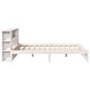 vidaXL Bookcase Bed without Mattress White 120x200cm Solid Wood Pine