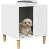 vidaXL Dog House White 44 x 42 x 49 cm Engineered Wood