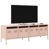 vidaXL TV Cabinet Pink 135x39x43.5 cm Cold-rolled Steel