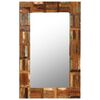 vidaXL Wall Mirror Solid Reclaimed Wood 60x90 cm