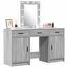 vidaXL Dressing Table with Door Grey 50 x 41 x 135 cm Engineered Wood