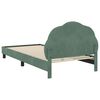 vidaXL Children's Bed Frame with Headboard Sea Green 80 x 200 cm