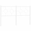 vidaXL Metal Replace Headboard White 160 cm