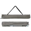 vidaXL Folding Camping Bed Folding 2 pcs Grey 194 x 62.5 x 42.5 cm