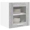 vidaXL Hanging Cabinet Grey Sonoma 40 x 31 x 40 cm Engineered Wood