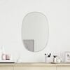 vidaXL Wall Mirror Silver 50x35 cm