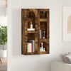 vidaXL Hanging Cabinet Smoked Oak 59 x 20 x 100 cm Engineered Wood