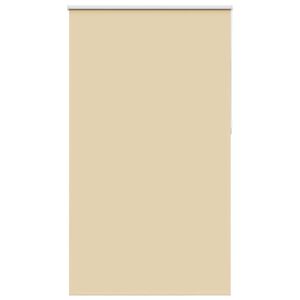vidaXL Roller Blind Blackout Beige 125x210 cm Fabric Width 121.6 cm Polyester