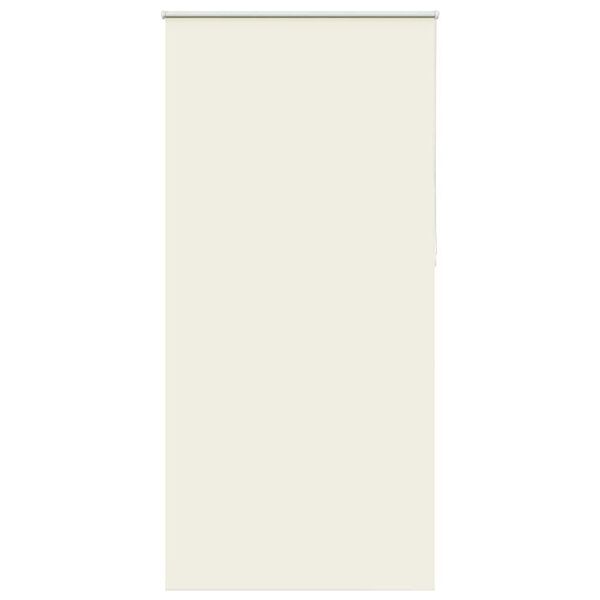 vidaXL Roller Blind Blackout Off White 110x210 cm Fabric Width 105.7 cm Polyester