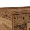 vidaXL Bed Drawers Old Wood 120 x 36.5 x 16.5 cm Engineered Wood