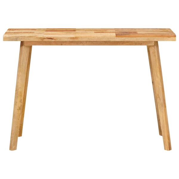 vidaXL Dinning Table Natural 100 x 55 x 75 cm Solid Mango Wood