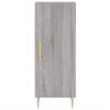 vidaXL Highboard Grey Sonoma 34.5x34x180 cm Engineered Wood